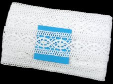 Paličkovaná vsadka 75001 (bílá)