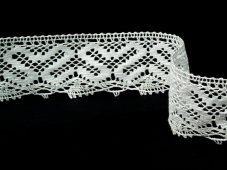 Paličkovaná  krajka 82233 (bílá)