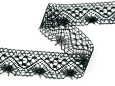 Paličkovaná krajka 82316 (černá)