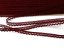 Cotton bobbin lace 75397, width 9 mm, cranberry