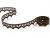 Cotton bobbin lace 82352, width 21 mm, dark brown
