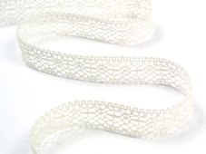 Cotton bobbin lace 81032 ivory