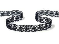 Cotton bobbin lace 81050 black