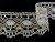 Linen bobbin lace 75238, width 51 mm, 100% linen natural