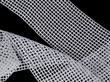 Cotton bobbin lace insert 75326, width 125 mm, white