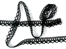 Paličkovaná krajka 75087 (černá)