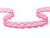 Cotton bobbin lace 75133, width 19 mm, fuchsia