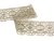 Linen bobbin lace 82339, width 58 mm, 100% linen natural