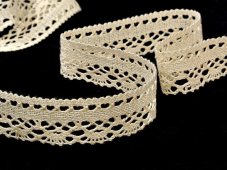 Cotton bobbin lace 82152, width 23 mm, ecru