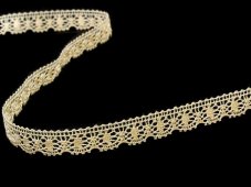 Cotton bobbin lace 81197 raw ecru
