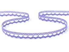 Cotton bobbin lace 75397, width 9 mm, purple II