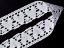 Cotton bobbin lace 75438, width 50 mm, white