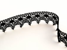 Paličkovaná krajka 75041 (černá)