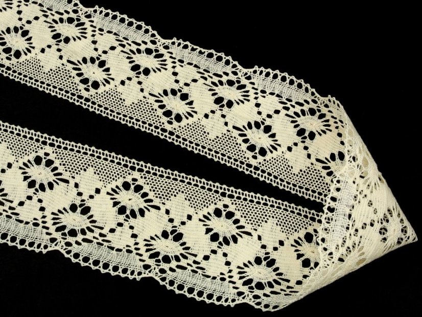 Paličkovaná  krajka 82027 (režná)
