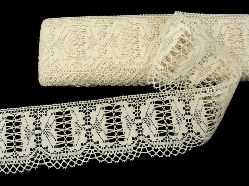 Paličkovaná  krajka 81058 (režná)