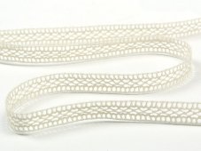 Cotton bobbin lace 75454, width 10 mm, ivory