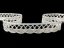 Cotton bobbin lace 75099, width 18 mm, cream