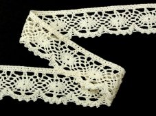 Cotton bobbin lace 75364, width 45 mm, ecru BD