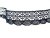 Cotton bobbin lace 75077, width 32 mm, black