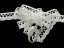 Cotton bobbin lace 75099, width 18 mm, cream