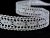 Linen bobbin lace insert 75393, width 22 mm, 100% linen bleached