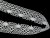 Cotton bobbin lace 82316, width 37 mm, white