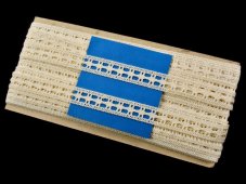 Cotton bobbin lace insert 82274, width 16 mm, ecru