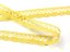 Cotton bobbin lace 75099, width 18 mm, light yellow