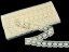 Cotton bobbin lace 82176, width 22 mm, ecru