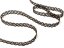 Cotton bobbin lace 75405, width 10 mm, dark brown