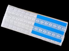 Paličkovaná  vsadka 75305 (bílá)