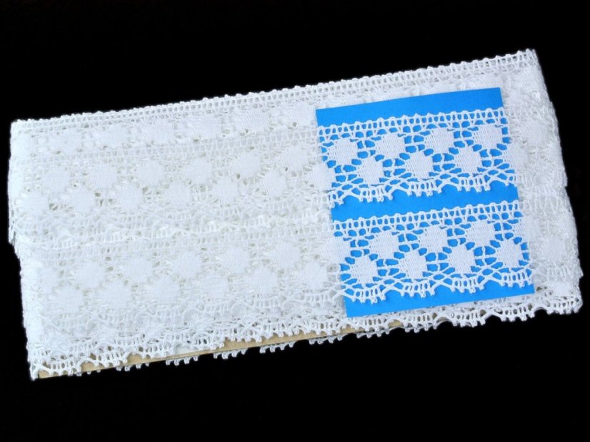 Paličkovaná krajka 82099 (bílá)