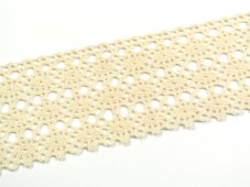Cotton bobbin lace 82165, width 48 mm, ecru