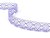 Cotton bobbin lace 75133, width 19 mm, purple II/ lavender