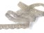 Linen bobbin lace 75574, width 75 mm, 100% linen natural