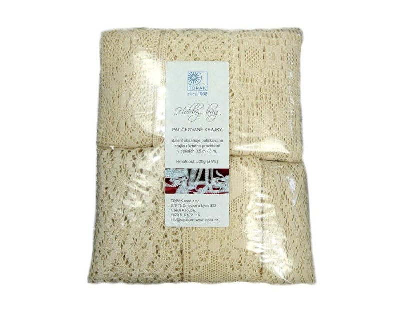 Hobby lace bag 500g (ecru)